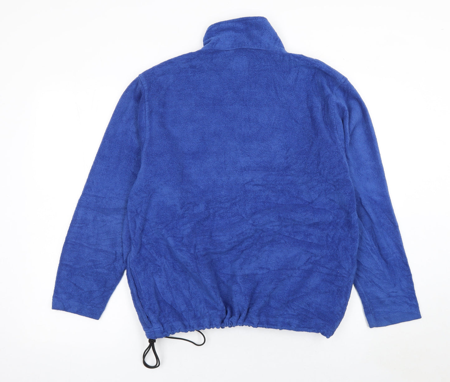 Kikomo Men's Blue Fleece 1/4 Zip Pullover Sweatshirt M