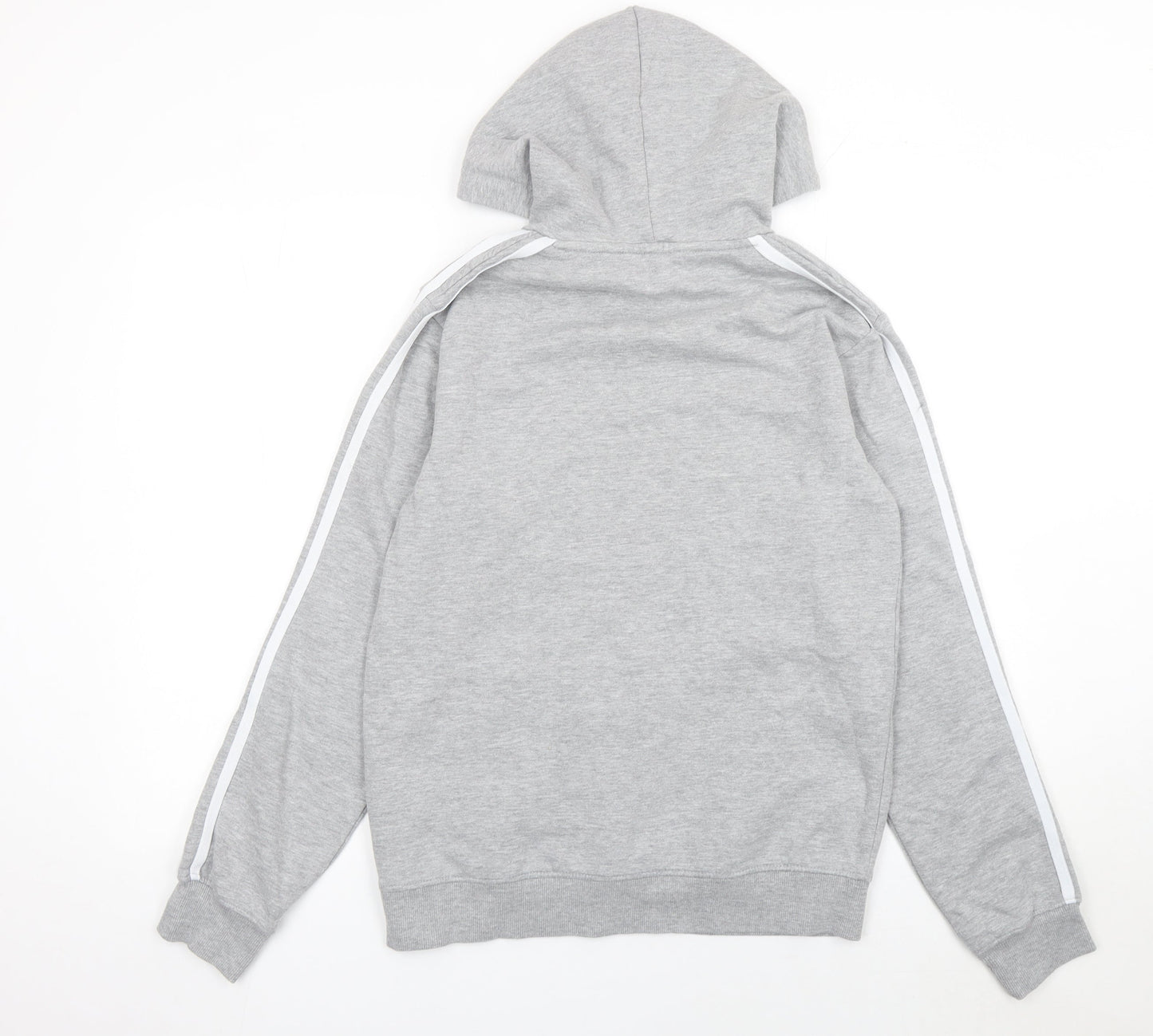 Enzo 989 Men's Grey Pullover Hoodie L Regular Fit Casual