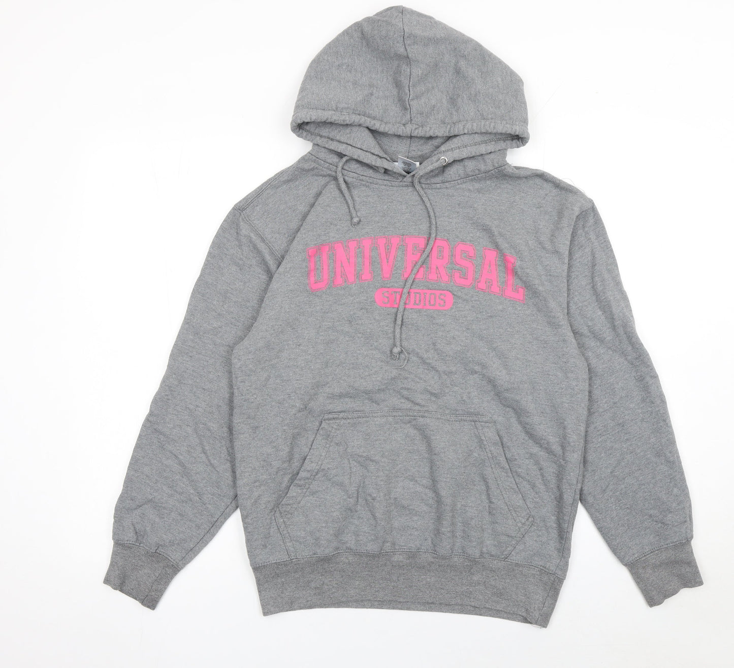 Universal Studios Women's Grey Hoodie Small Pullover Cotton Blend