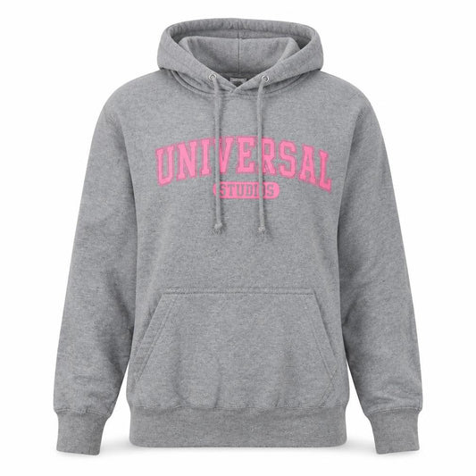 Universal Studios Women's Grey Hoodie Small Pullover Cotton Blend