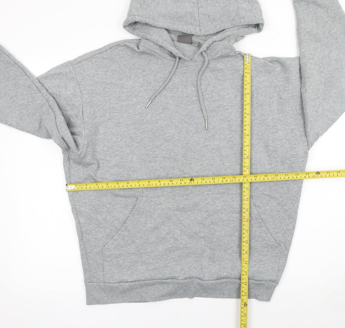 ASOS Men’s Grey Pullover Hoodie Size M Regular Fit