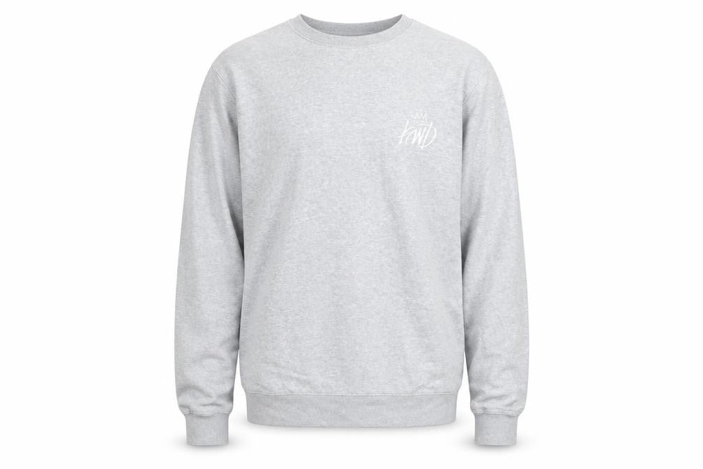 Kings Will Dream Men's Grey Crew Neck Pullover Sweatshirt Size M