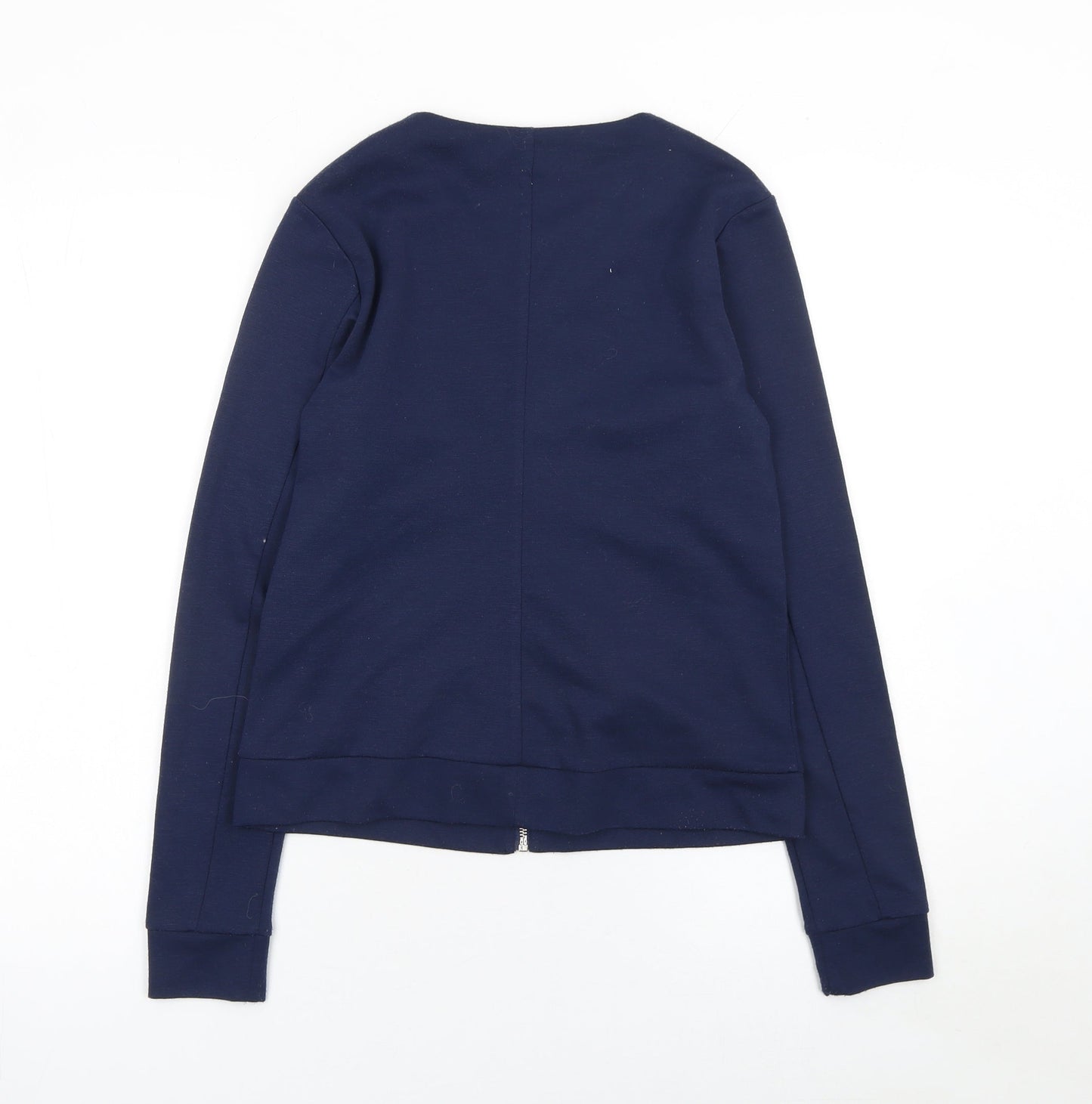 Top Secret Women Blue Size 8 Slim Fit Zip Jacket