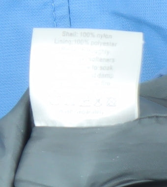 Koko Pink Womens Blue Waterproof Hooded Parka Jacket Size 12