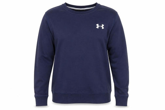 Under Armour Women's Navy Blue Fitted Crew Neck Sweatshirt Size S