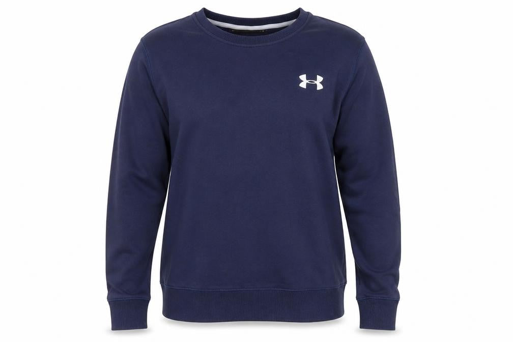 Under Armour Women's Navy Blue Fitted Crew Neck Sweatshirt Size S