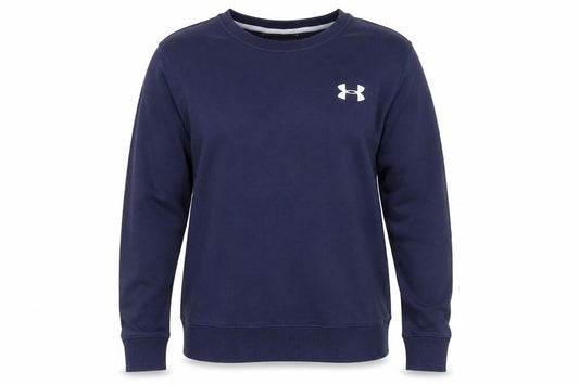 Under Armour Women's Navy Blue Fitted Crew Neck Sweatshirt Size S