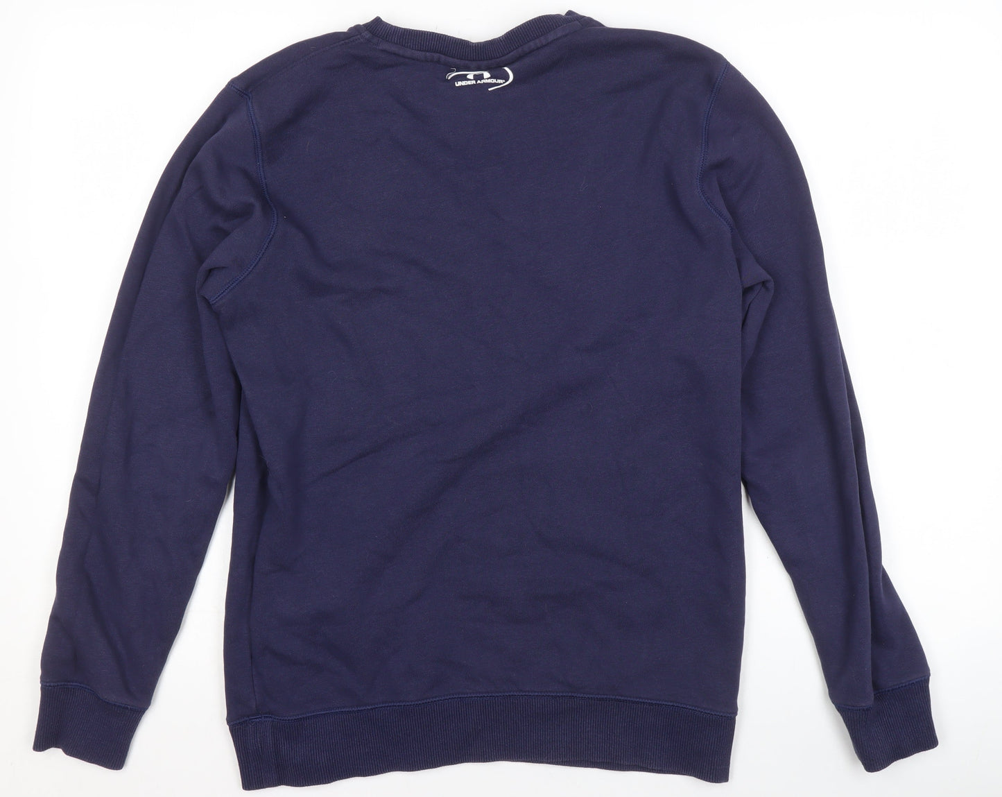 Under Armour Women's Navy Blue Fitted Crew Neck Sweatshirt Size S