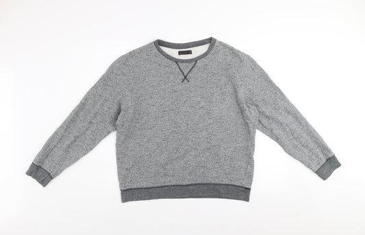 River Island Men’s Grey Cotton Crew Neck Sweatshirt M