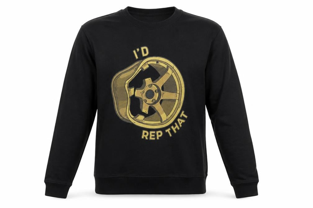 Diplo Men's Black Graphic Crew Neck Pullover Sweatshirt L
