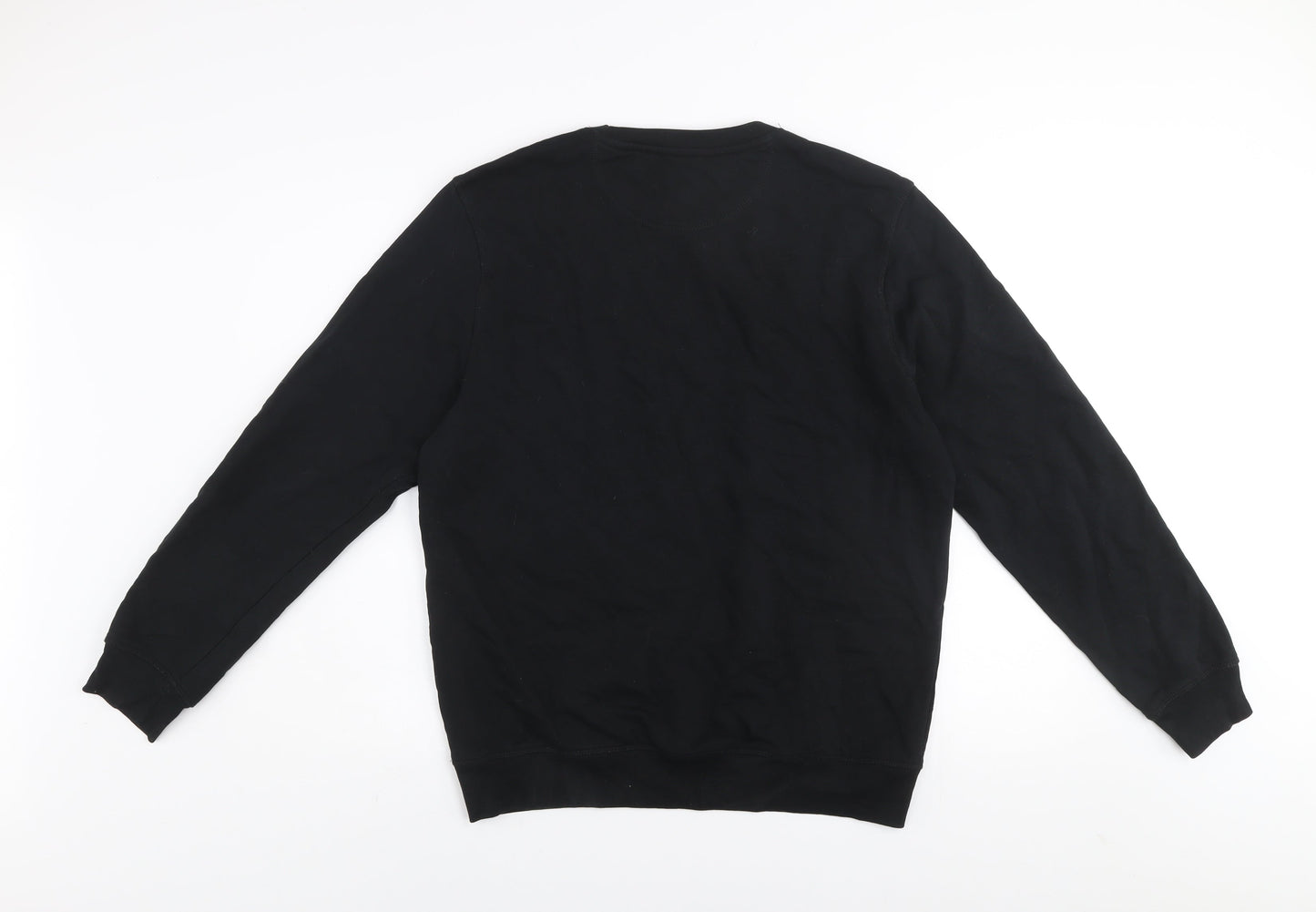 Diplo Men's Black Graphic Crew Neck Pullover Sweatshirt L
