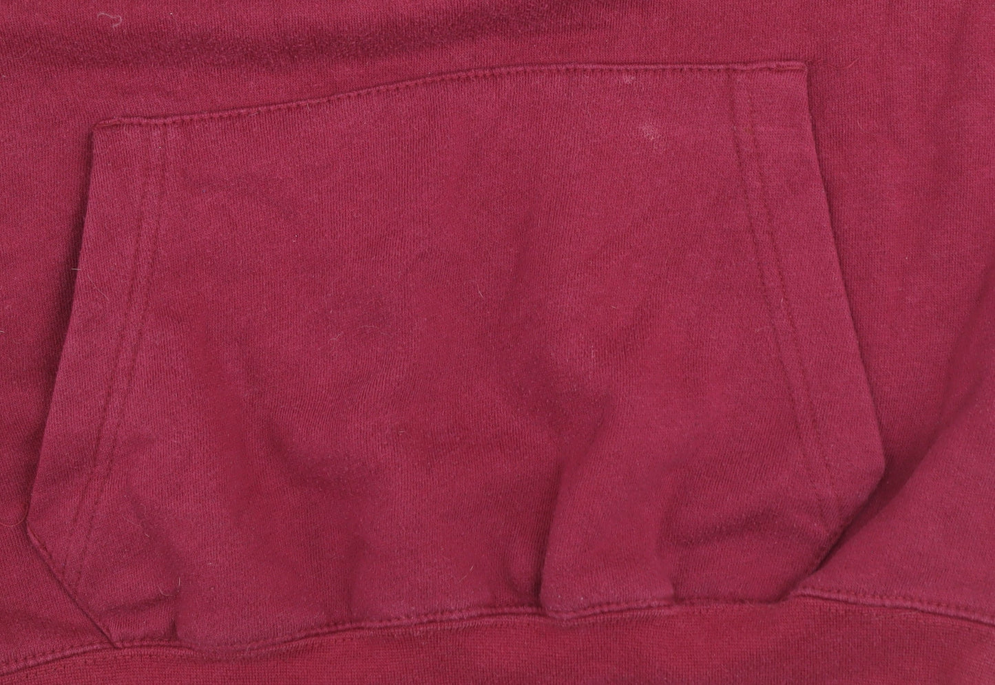Stadium Athletics Men Red Temple Pullover Hoodie Size S