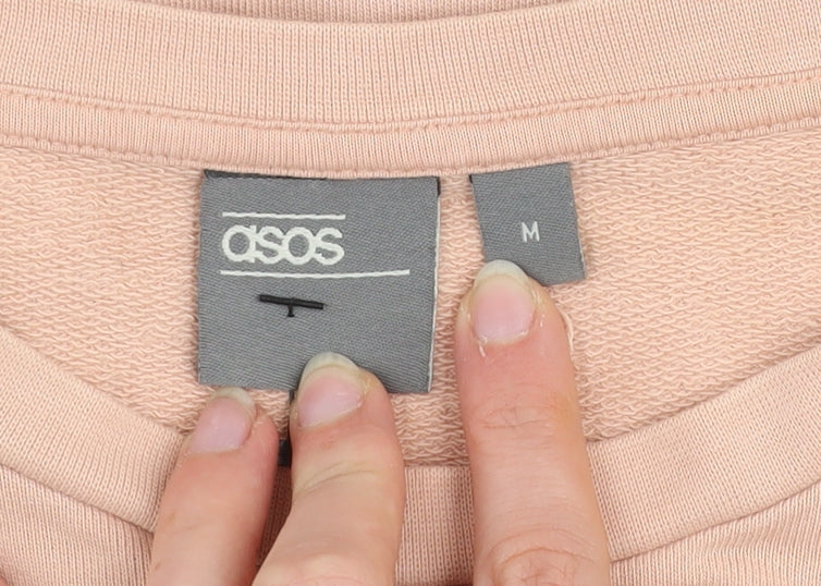 ASOS Men’s Beige Cotton Crew Neck Sweatshirt Size M