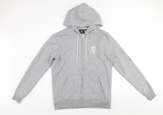 Gym King Men's Grey Large Full Zip Hoodie Jacket