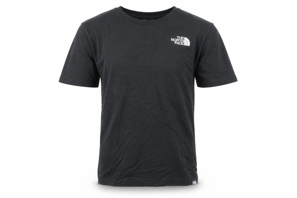 The North Face Boys Black XL Regular Fit Logo Cotton T-Shirt