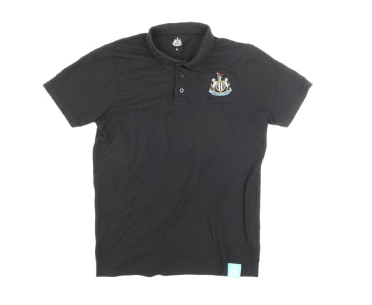 Castore Men’s Black Polo Shirt M Newcastle United Regular Fit