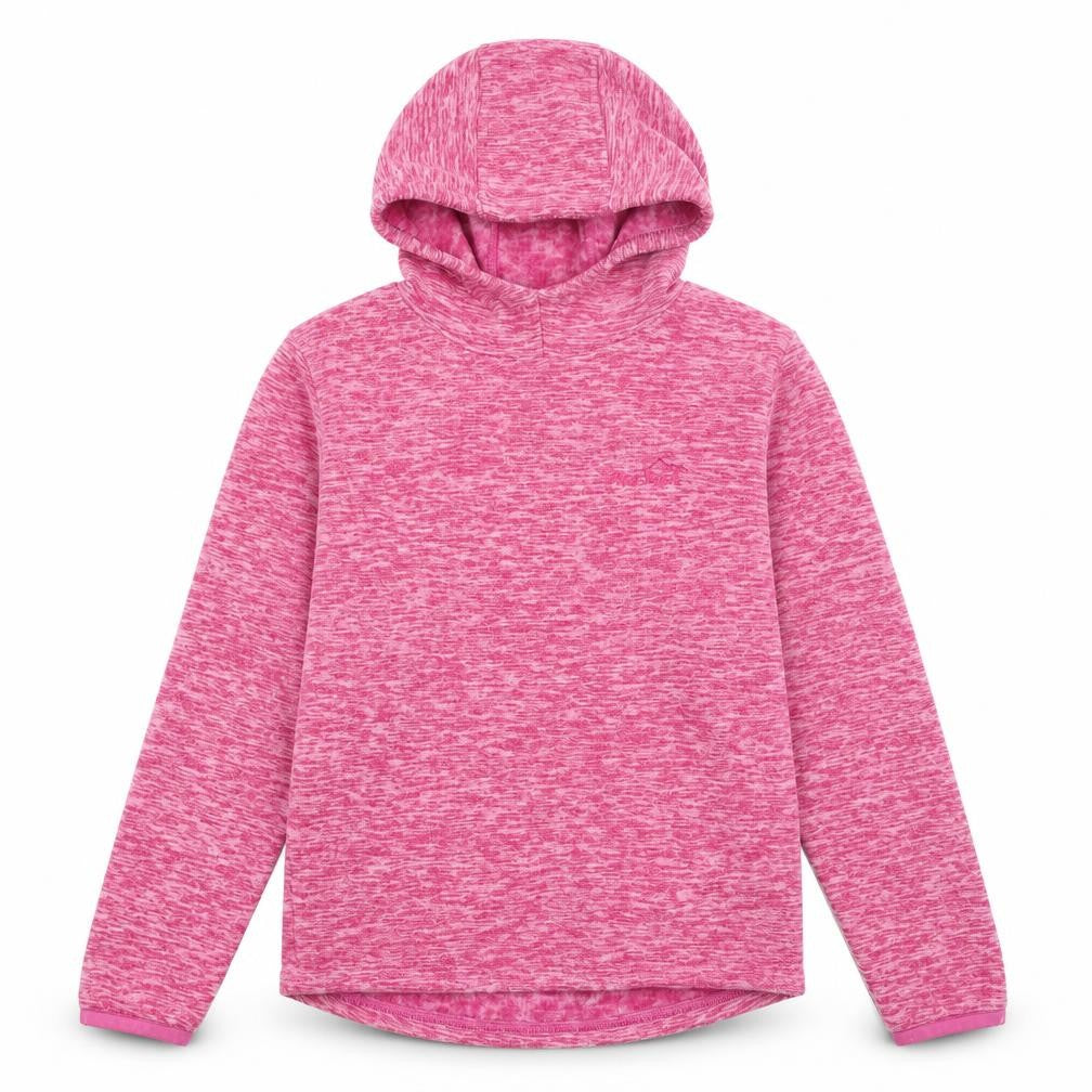Peter Storm Teens Pink Fleece Hooded Activewear Jacket Size 11-12