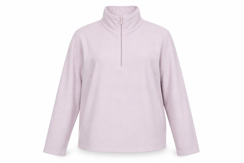 Mountain Warehouse Womens Pink Fleece Half Zip Jacket Size 14