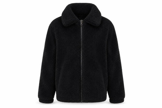 Urban Outfitters Women Black XS Full Zip Fleece Hoodie Jacket