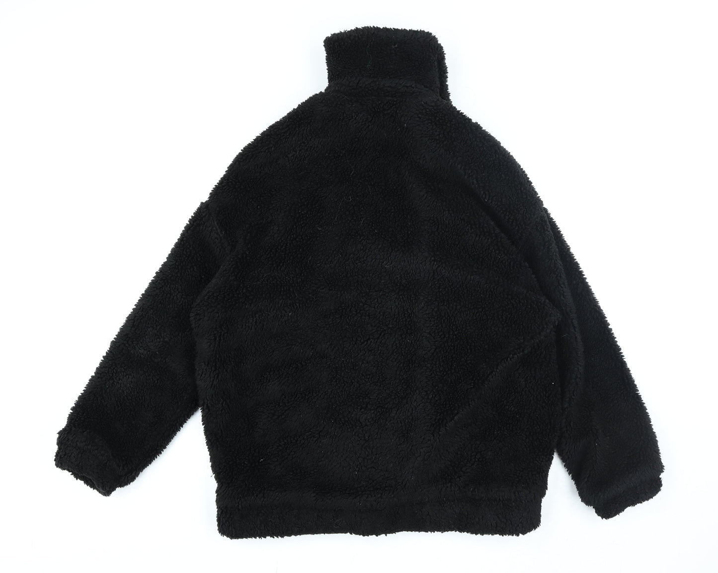 Urban Outfitters Women Black XS Full Zip Fleece Hoodie Jacket