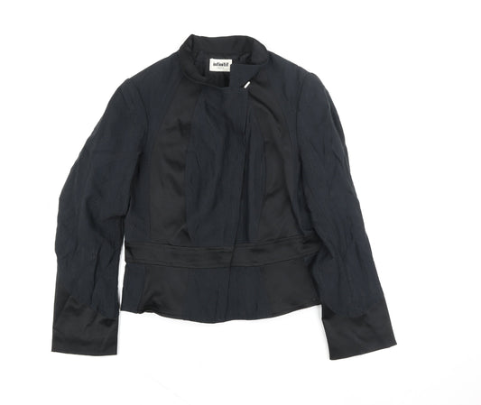 Infinitif Paris Women's Black Size 12 Slim Fit Short Jacket