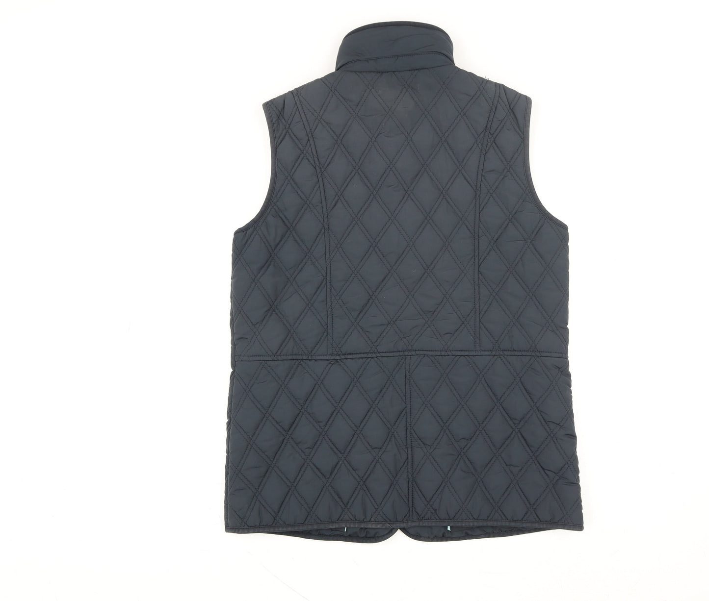 Classic Women's Black Quilted Waistcoat Size 10 Lightweight Gilet