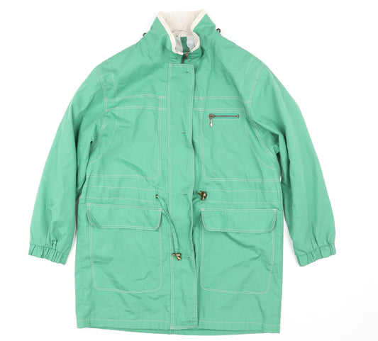 Marks and Spencer Women’s Green Mid-Length Anorak Jacket UK 10