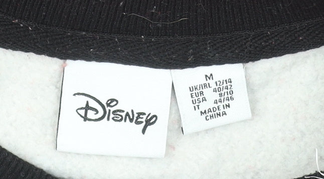 Disney Women’s Grey Red Mickey Mouse Pullover Sweatshirt Size M 12/14