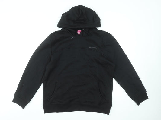 LA Gear Women's Black Size 14 Pullover Hoodie Sweatshirt