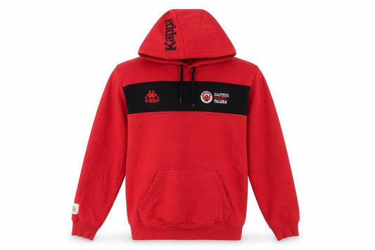 Kappa Mens Red Hoodie XL Cotton Blend Gaztedi Rugby Taldea Pullover