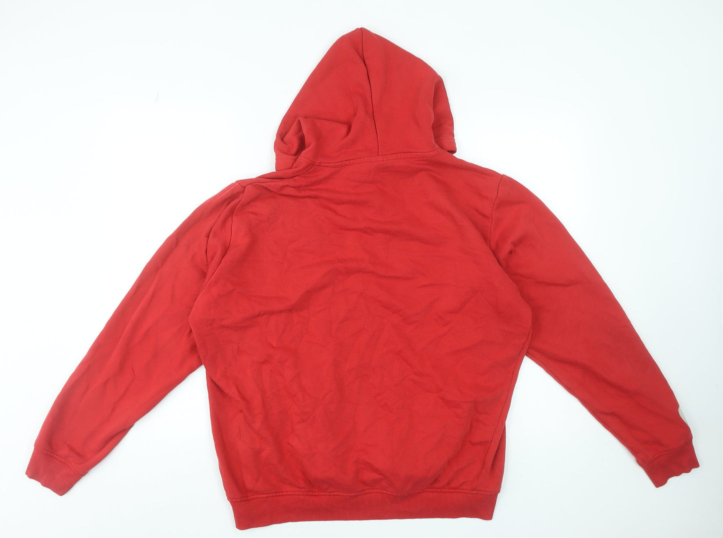 Kappa Mens Red Hoodie XL Cotton Blend Gaztedi Rugby Taldea Pullover