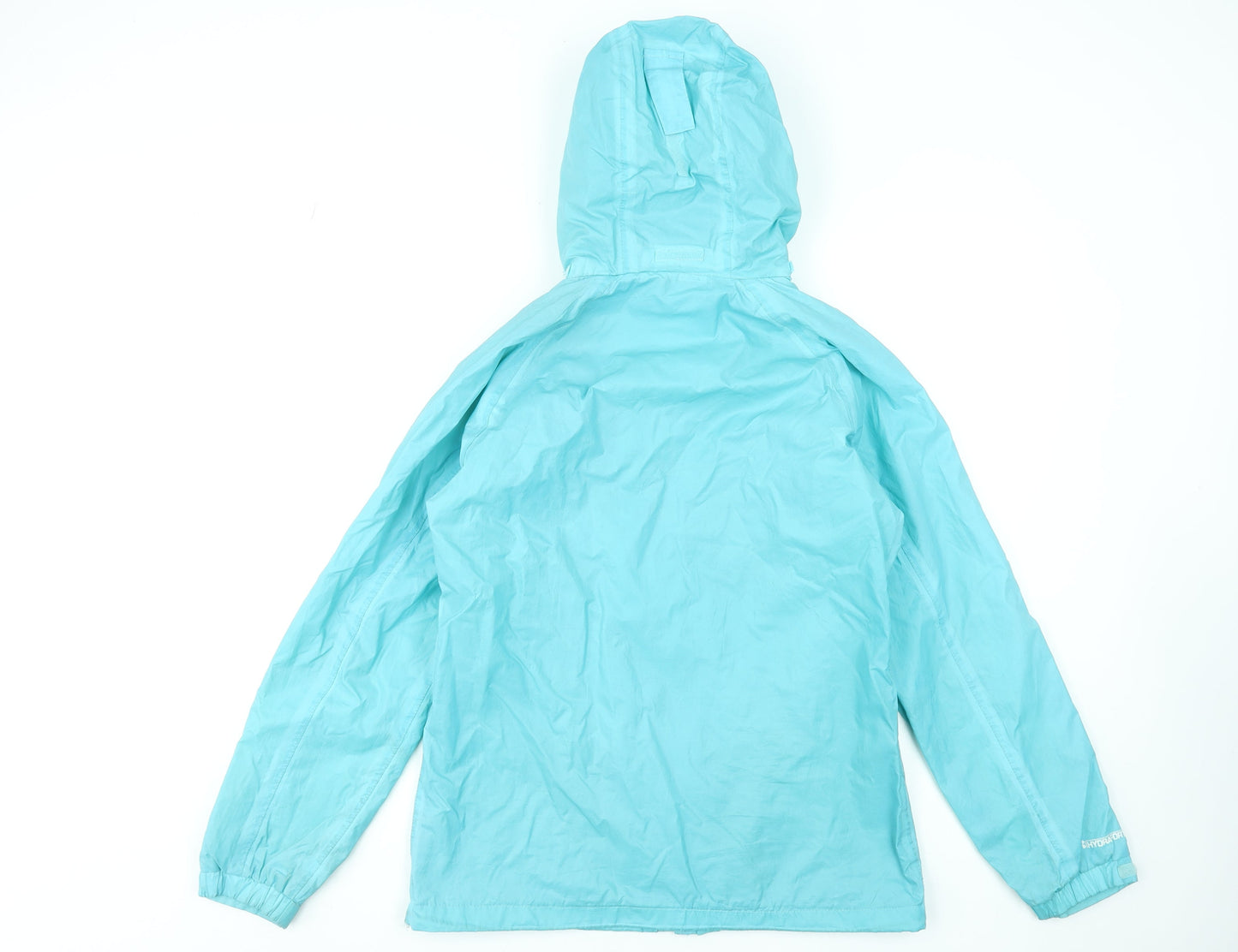 Regatta Women Blue Size 10 Waterproof Hooded Rain Jacket