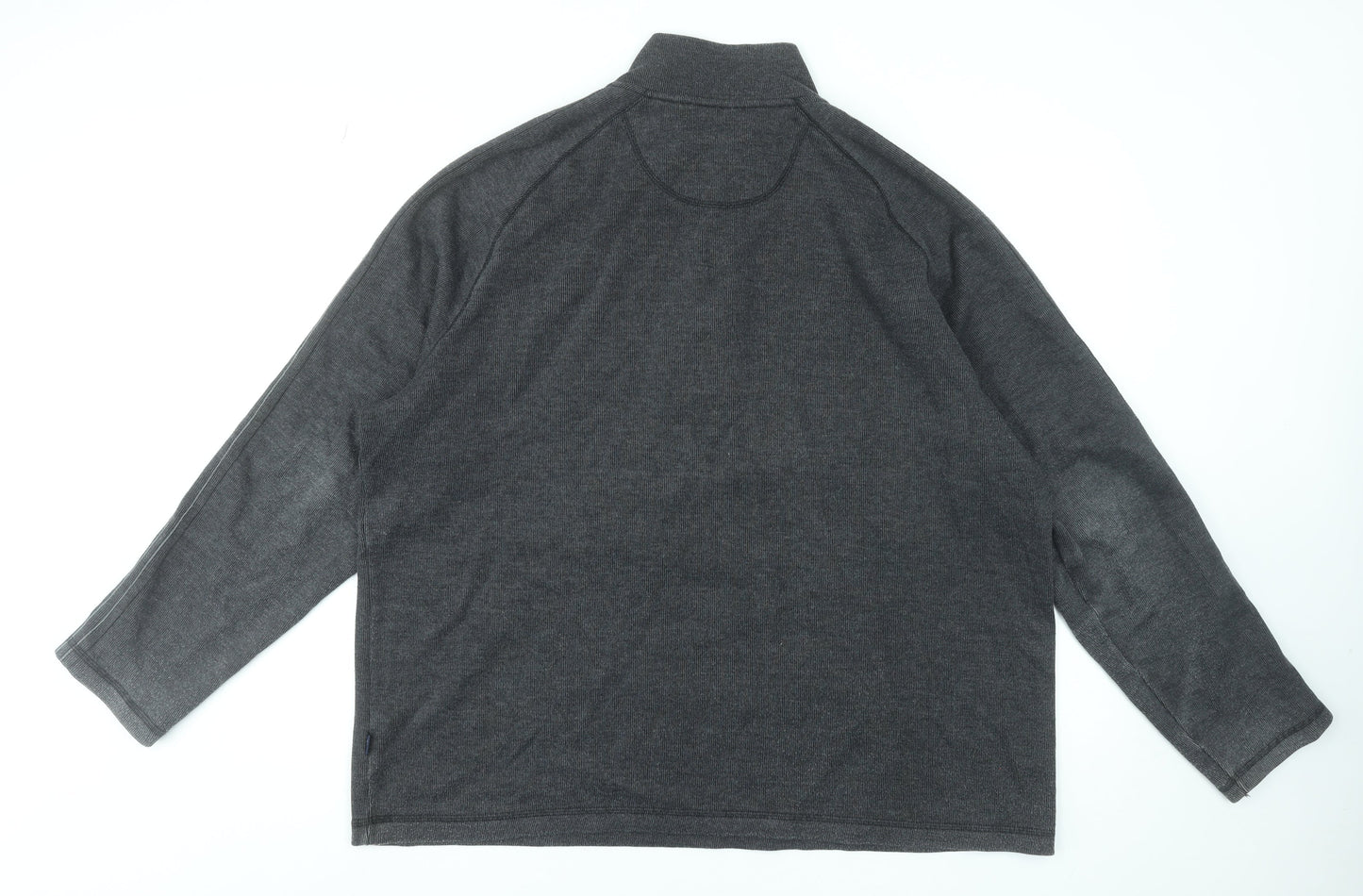 Maine New England Men's Grey 2XL 1/4 Zip High Neck Pullover Sweatshirt