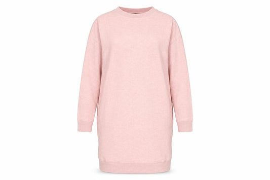 Marks & Spencer Women Pink Size 8 Long Sleeve T-Shirt Dress