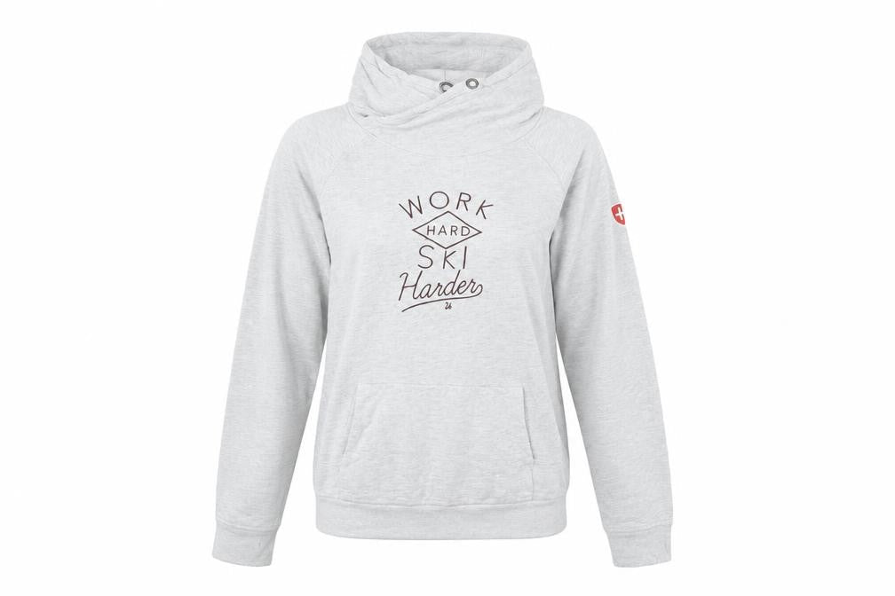 Verbier Ski Service Women's Grey Pullover Sweatshirt Size M
