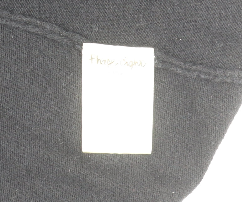 Phase Eight Womens Black Size 12 Long Sleeve Open Cardigan