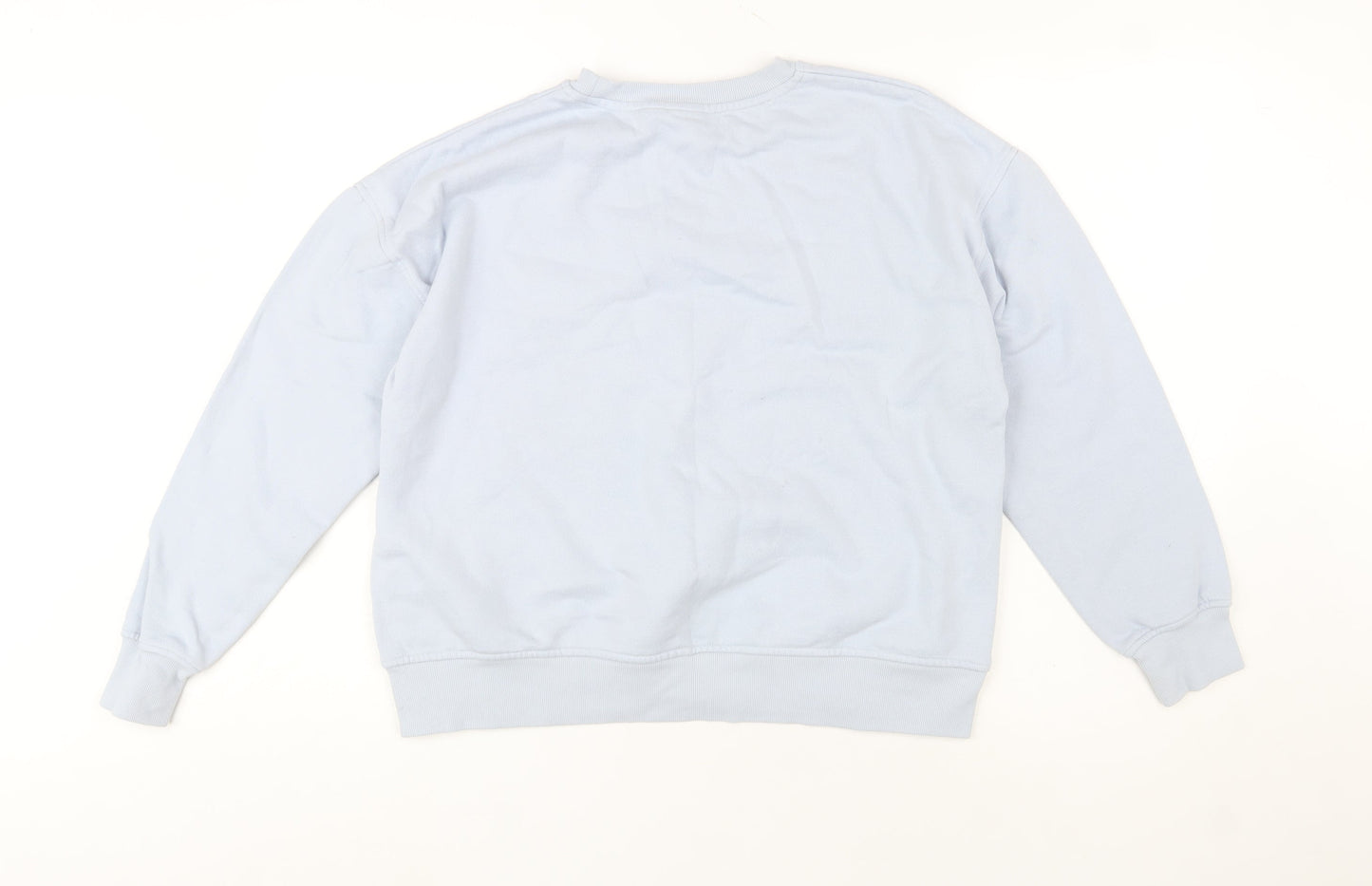 Disney Women’s Blue Stitch Crew Neck Sweatshirt Size M 12/14