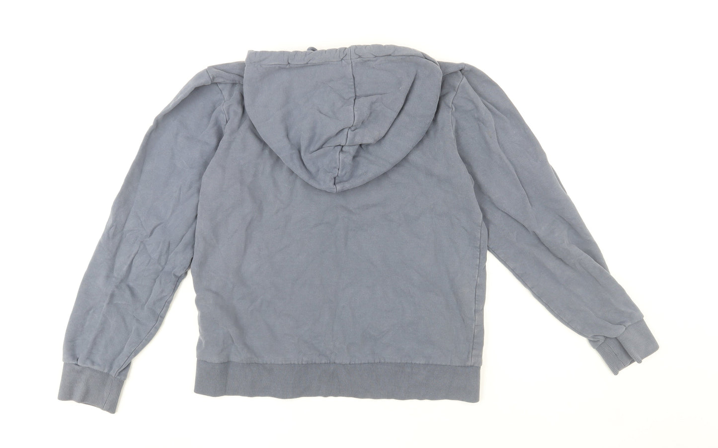 Jack & Jones Men's Blue Pullover Hoodie Medium Classic Graphic Cotton
