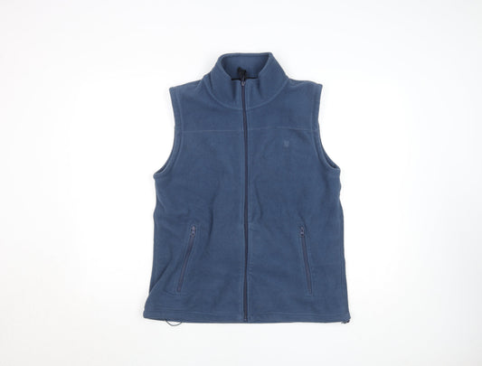 James Pringle Women’s Blue Fleece Bodywarmer Waistcoat Size S
