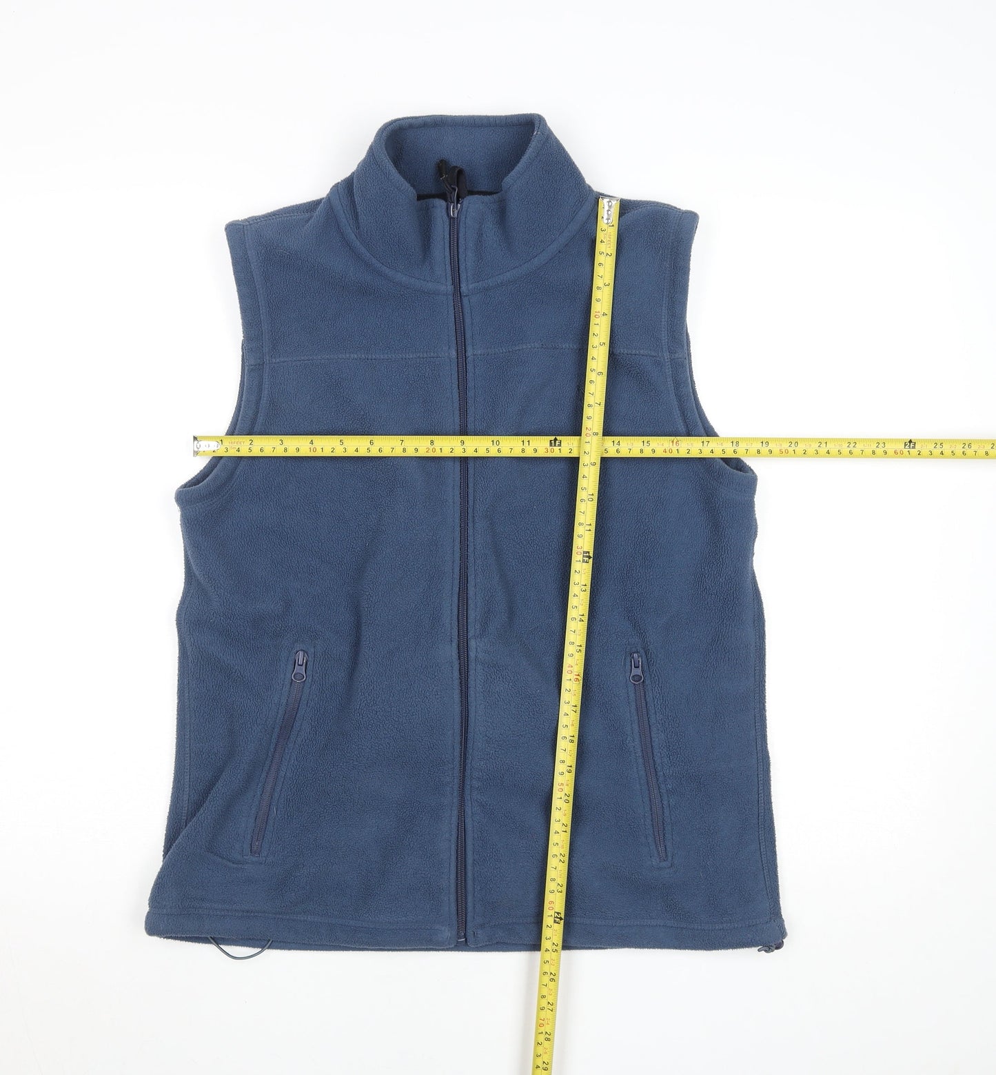 James Pringle Women’s Blue Fleece Bodywarmer Waistcoat Size S
