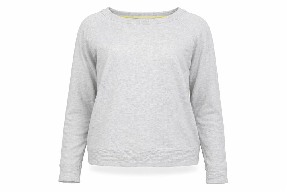 White Stuff Women's Grey Cotton Modal Crew Neck Jumper Size 8