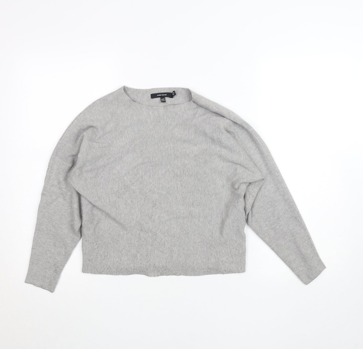 Karen Millen Women's Grey Knit Pullover Jumper XS