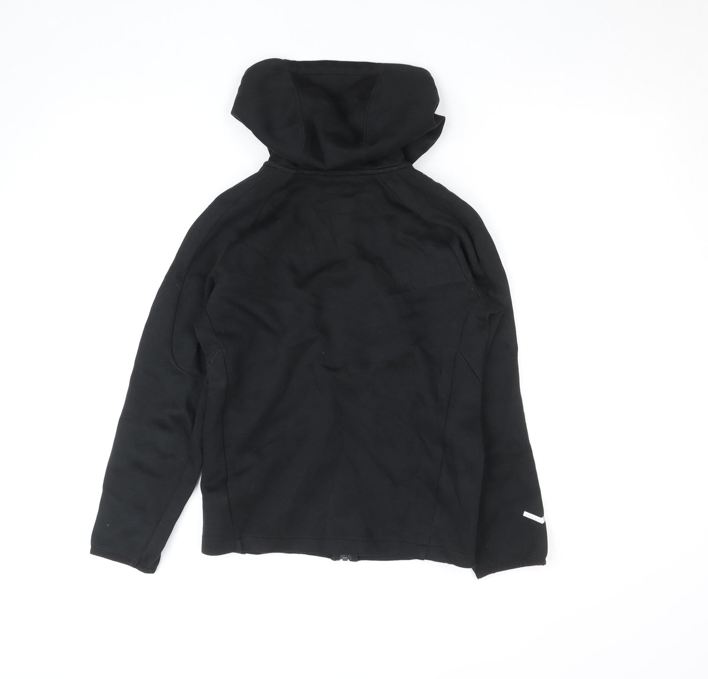 Puma Boys Black 11-12 Years Track Jacket Hooded Full Zip Activewear