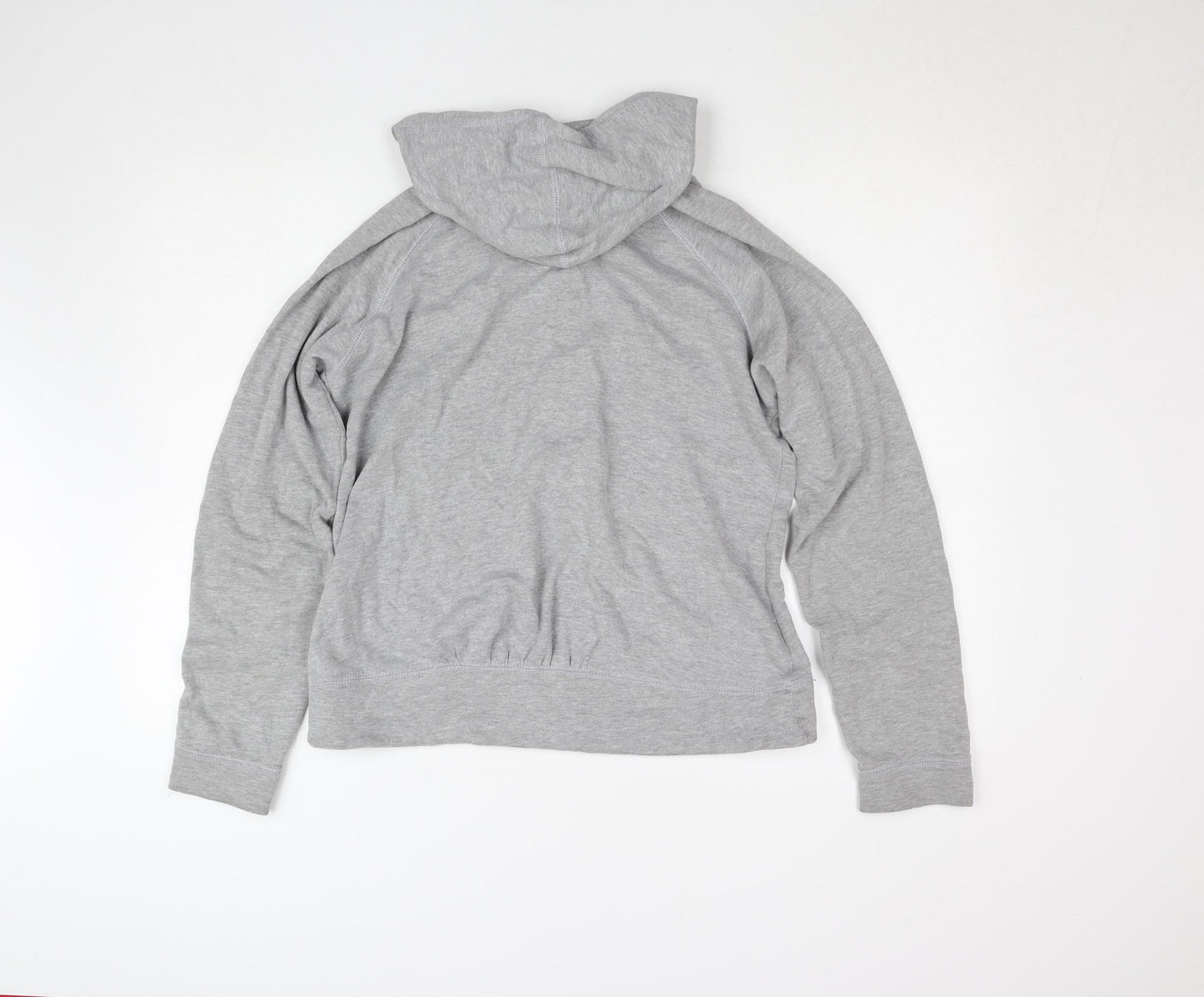 Hush Women's Grey Full Zip Hoodie S/M Cotton Blend Casual