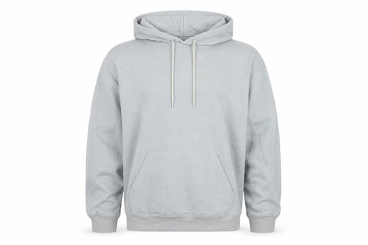 H&M Men’s Grey Relaxed Fit Pullover Hoodie Size M