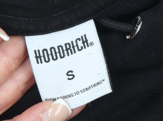 Hoodrich Men's Black Pullover Hoodie S Graphic Logo Streetwear