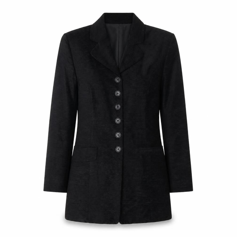 BHS Women’s Black Size 12 Longline Single-Breasted Blazer