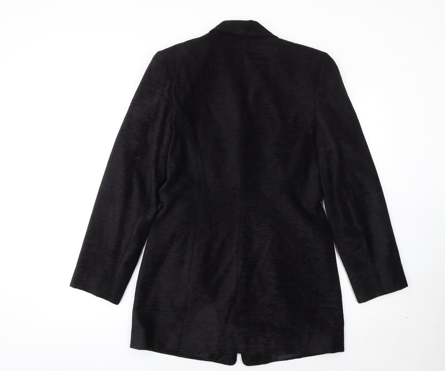 BHS Women’s Black Size 12 Longline Single-Breasted Blazer