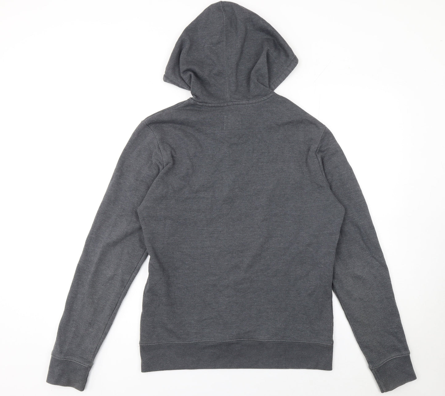 Champion Men’s Grey Pullover Hoodie S Regular Fit Logo Sweatshirt
