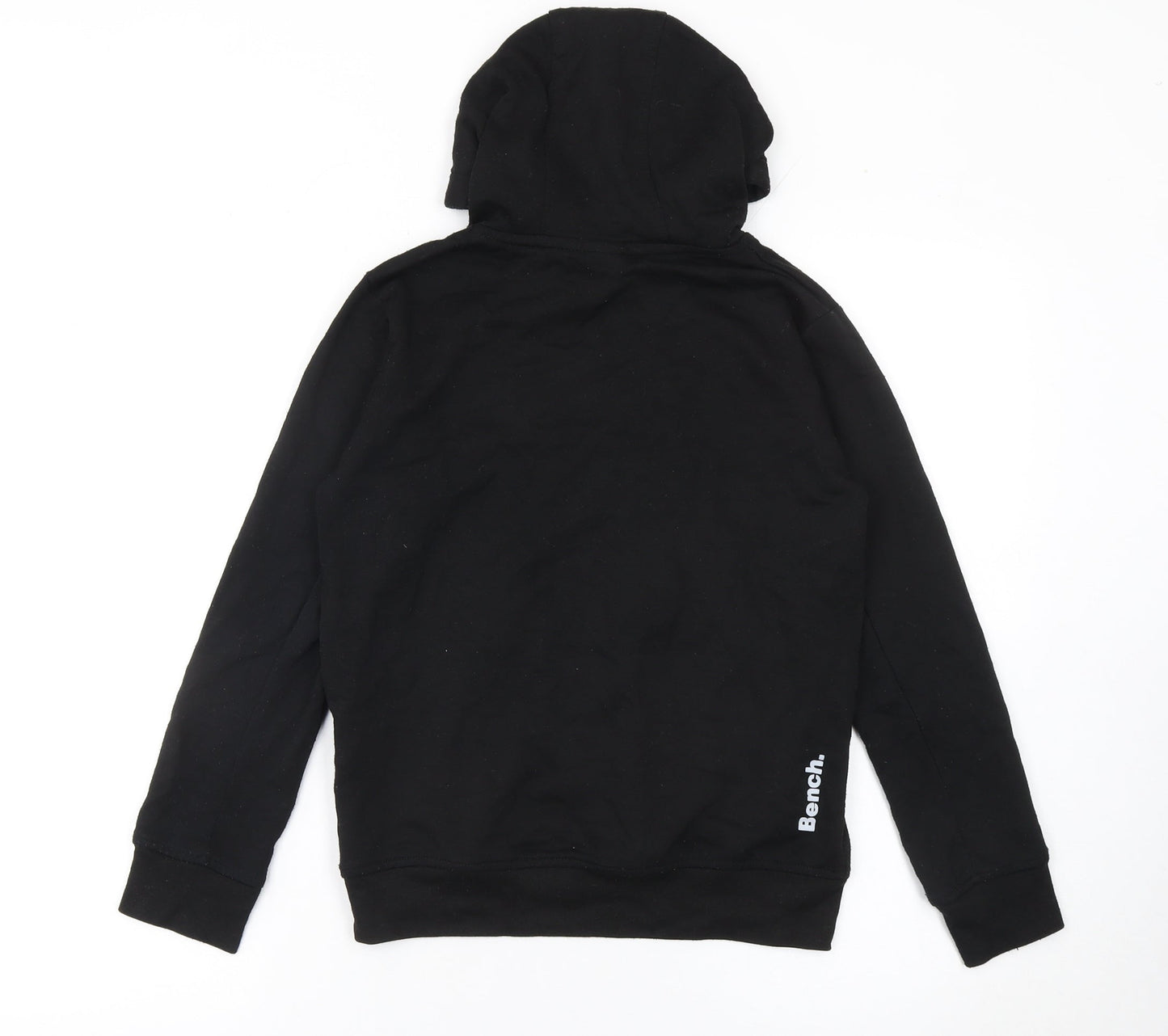 Bench Boys Black Pullover Hoodie 9-10 Years Hooded Sweatshirt